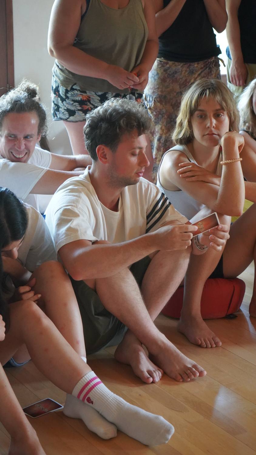 A working session during the training course